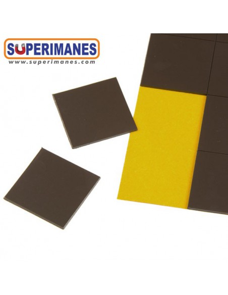 CUADRADO MAGNÉTICO ADHESIVO 30x30mm