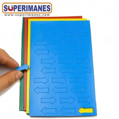 FLECHA MAGNÉTICA EN COLORES 10x20mm 2