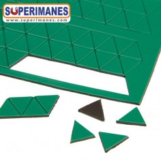 TRIÁNGULO MAGNÉTICO COLORES 10x10mm