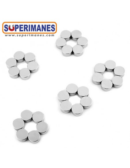 IMÁN NEODIMIO 10x5mm DIAMETRAL