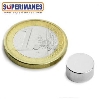 IMÁN NEODIMIO 10x5mm DIAMETRAL