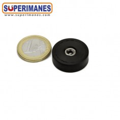 IMÁN GOMA ROSCA INTERIOR Ø 22 MM 2
