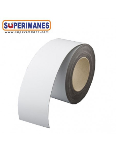 IMÁN PVC BLANCO 1 CARA. Ancho 20 cm