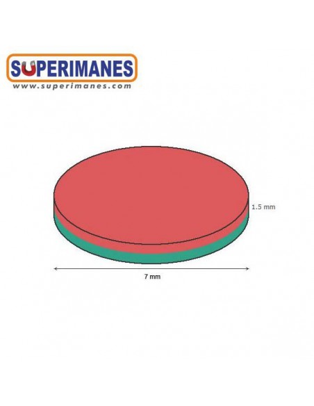 IMÁN NEODIMIO 7x1.5mm