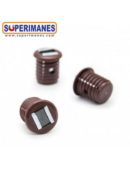 CIERRE MAGNÉTICO MARRÓN  