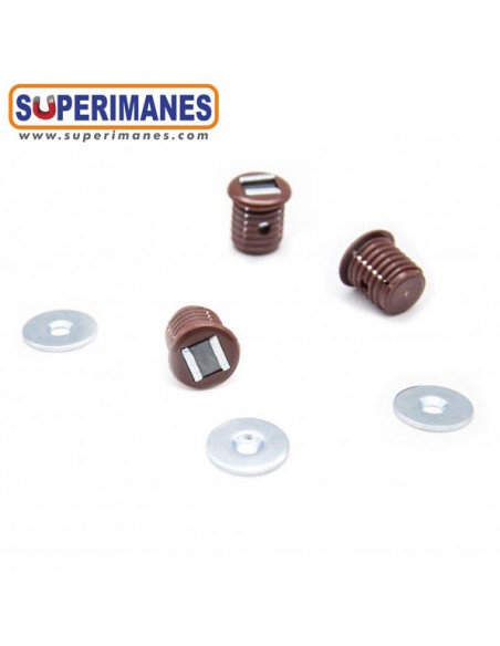 CIERRE MAGNÉTICO MARRÓN  