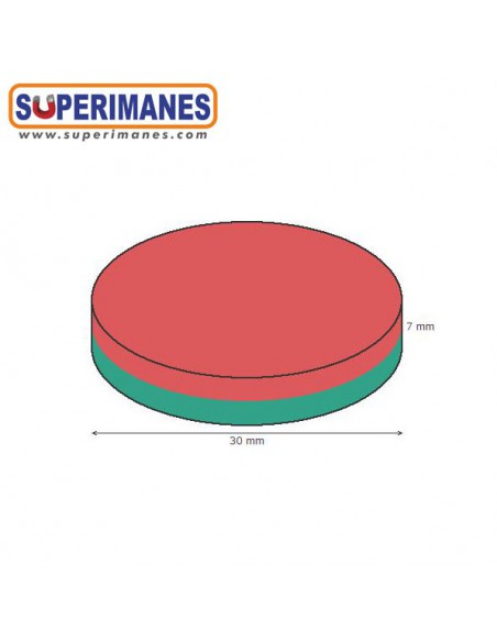 IMÁN NEODIMIO 30x7mm