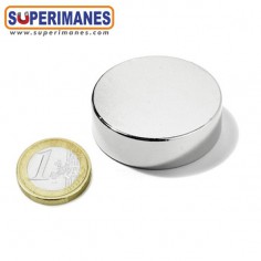 D-40-10 IMÁN NEODIMIO DISCO Ø 40x10 mm 2