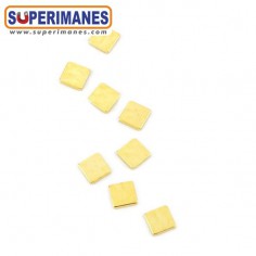 IMÁN NEODIMIO 5x5x1.2mm DORADO 2