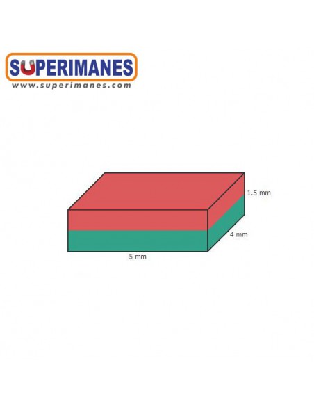 IMÁN NEODIMIO 5x4x1.5mm
