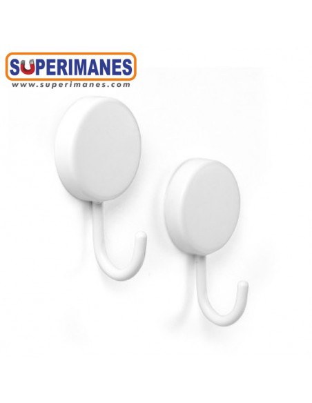 GANCHOS MAGNÉTICOS BLANCOS