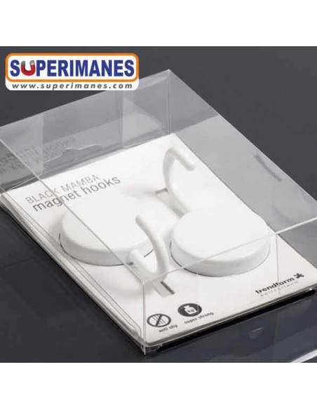GANCHOS MAGNÉTICOS BLANCOS