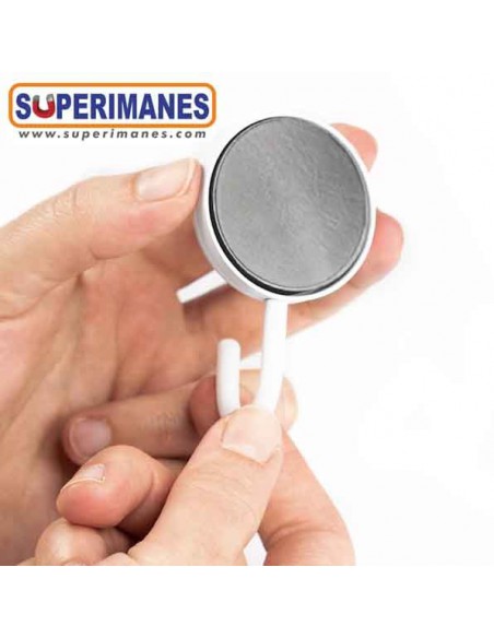 GANCHOS MAGNÉTICOS BLANCOS