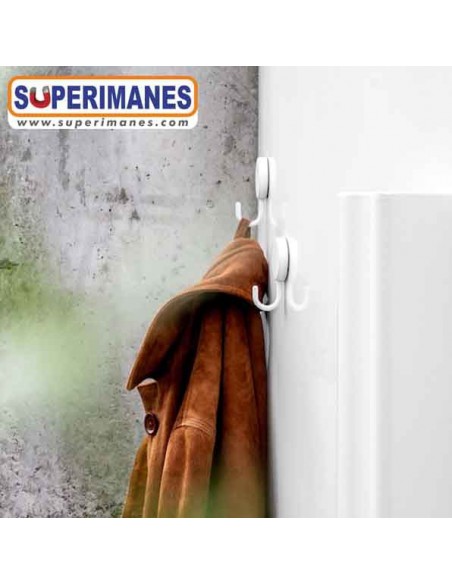 GANCHOS MAGNÉTICOS BLANCOS