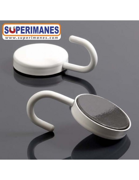 GANCHOS MAGNÉTICOS BLANCOS