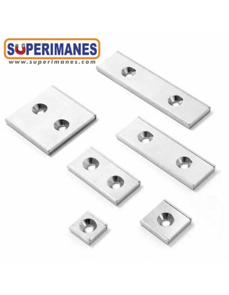 IMÁN EN RECIPIENTE 40x40x4mm