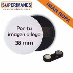 CHAPA IMÁN ROPA 38mm PERSONALIZADA