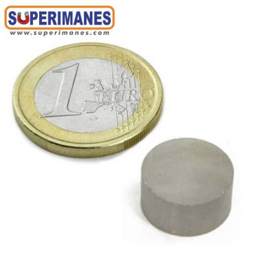 Imán samario disco Ø 13x6 mm