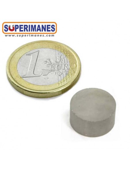 Imán samario disco Ø 13x6 mm