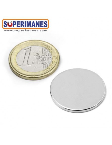 IMÁN NEODIMIO 25x2mm