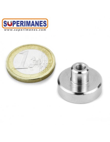 CASQUILLO ROSCADO FERRITA Ø 20mm 