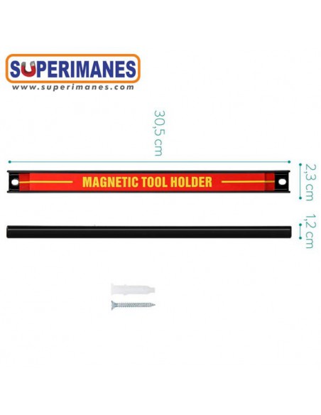 PORTAHERRAMIENTA 30 CM ROJO