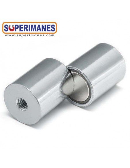 BASE MAGNÉTICA NEODIMIO CILÍNDRICA 25x35 mm M6 (BMCR-25)