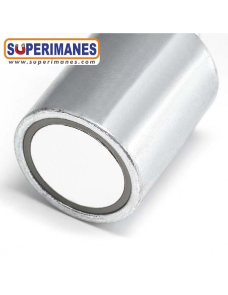 BASE MAGNÉTICA NEODIMIO CILÍNDRICA 25x35 mm M6 (BMCR-25)