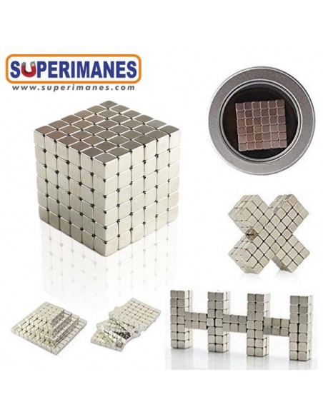 SET 216 CUBOS MAGNÉTICAS 5mm NÍQUEL