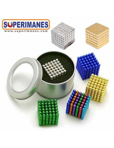 SET 216 CUBOS MAGNÉTICAS 5mm NÍQUEL