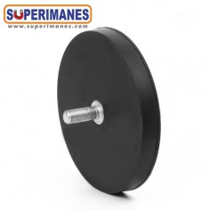 IMÁN GOMA VÁSTAGO ROSCA Ø 66 MM 2