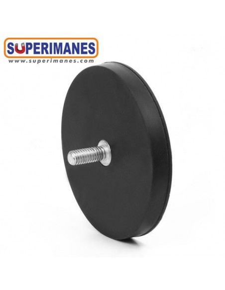 IMÁN GOMA VÁSTAGO ROSCA Ø 88 MM